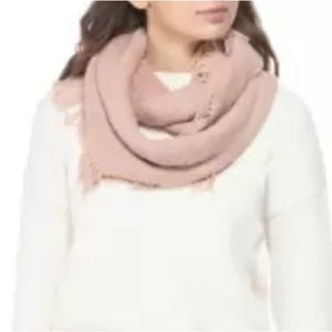 NEW INC International Concepts Raschel Loop Infinity Scarf, Blush Pink